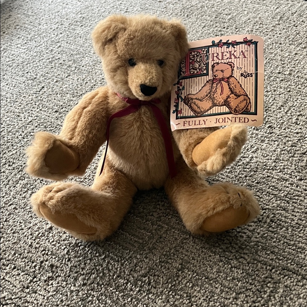 Russ Fully Jointed Tan Teddy Bear